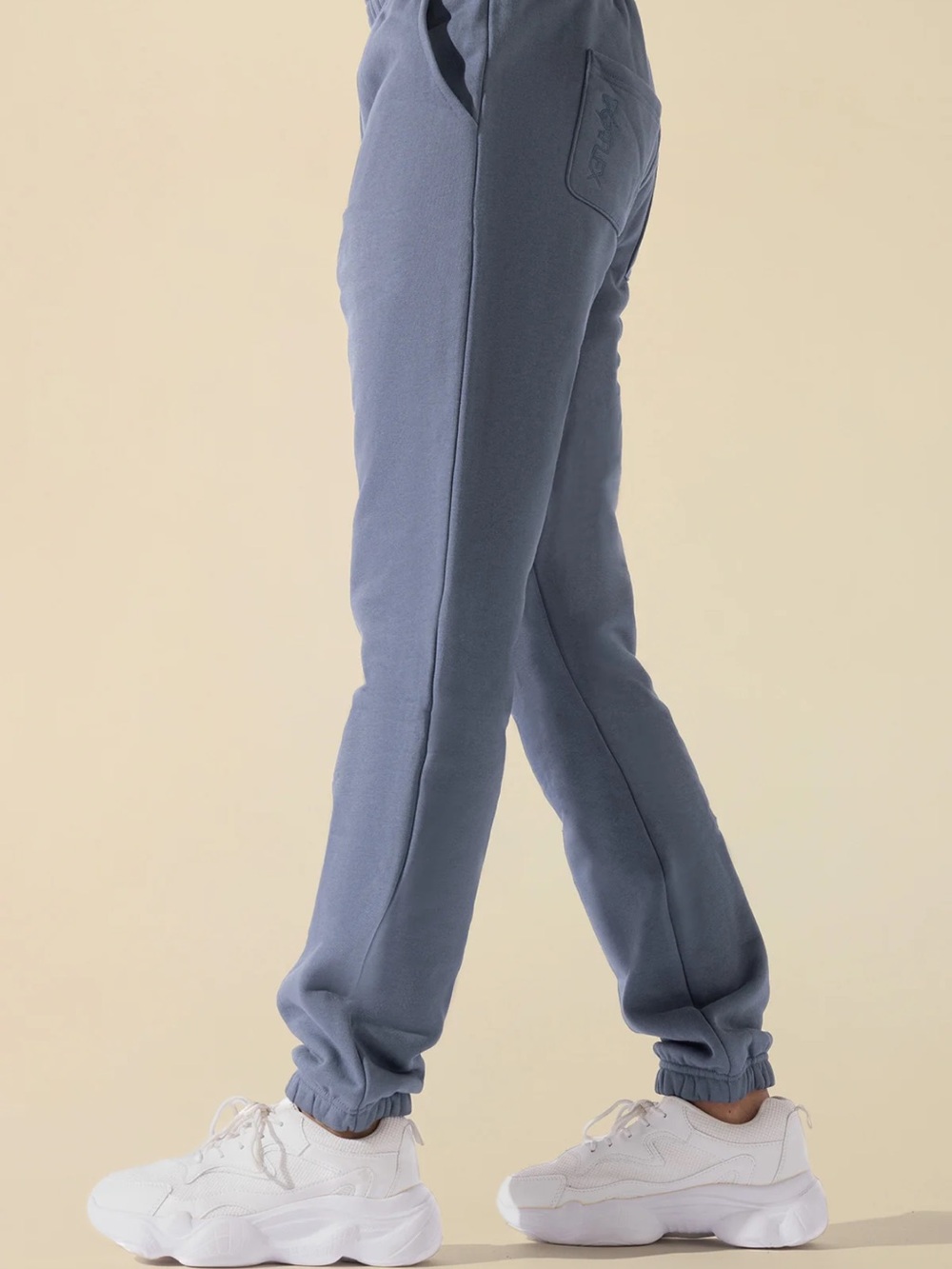 POPFLEX Cloud Rollover Sweatpant - Denim Blue